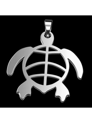 TabiTela 925 Ayar gümüş kolye kaplumbağa   SM5157