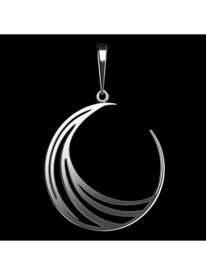 TabiTela 925 Ayar gümüş kolye dalga   SM5180