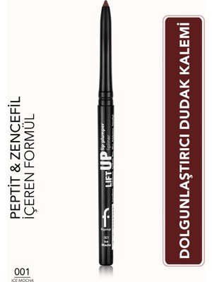 Flormar Lift Up Lip Plumper Lipliner Dolgunlaştırıcı Etkili & Uzun Süre Kalıcı Dudak Kalemi (001 Ice Mocha) 8682536099424