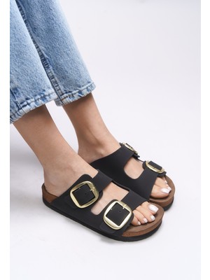 Riccon Vylsula Kadın Çift Tokalı Terlik 0012602