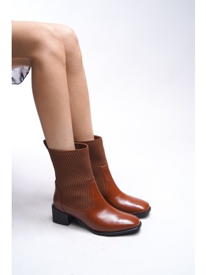 Riccon Raecnui Kadın Sivri Burunlu Lastikli Bot 00126060