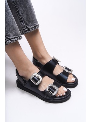 Riccon Magmythe Kadın Çift Tokalı Sandalet 0012347