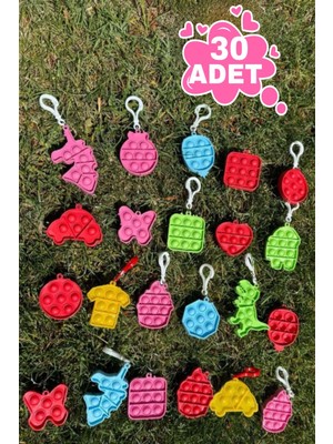 30 Adet Oyuncak Hediyelik Popit Doğum Günü Hediyesi Karne Hediyesi