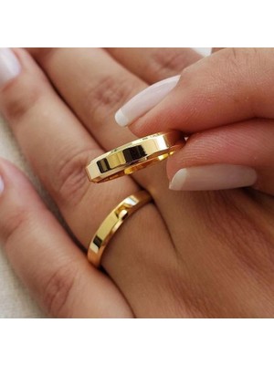 Yiğitbaşı Gold 22 Ayar 2mm Alyans Yüzük 31759