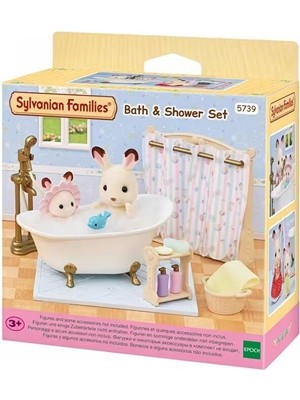Sylvanian Families 5739 Banyo ve Duş Seti (Figürler Dahil Değildir) +3 Yaş