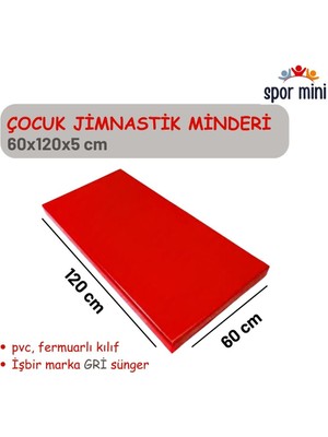 Assa Jimnastik Minderi Kırmızı 60X120
