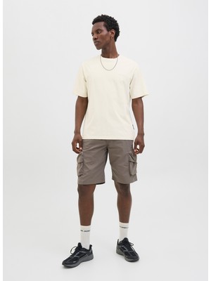 Jack & Jones Bisiklet Yaka Sarı Erkek T-Shirt 12276738_JCOINFINITY Sun Back Tee S