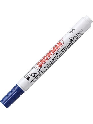 Snowman Beyaz Tahta Kalemi, Mavi, Tekrar Doldurulabilir, 0.3 mm Uç