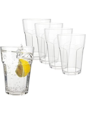 Kristal Mika Bardak Şeffaf 350CC 20'li 