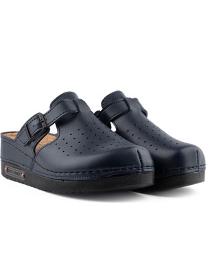 Mantar Tabanlı Ortopedik Kapalı Sabo Kadın Terlik - Anatomic Comfort