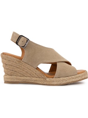 Pegia Dolgu Topuk Espadril Sandalet DG6040