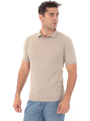 Monox Erkek Polo Yaka Spor Yazlık Triko Tişort