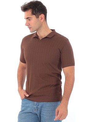 Monox Erkek Polo Yaka Spor Yazlık Triko Tişort