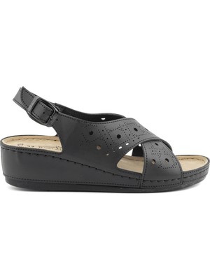 Biostep Daily 1819 – Günlük Ortopedik Vegan Deri  Kadın Sandalet