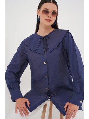 Passense Bebe Yaka Uzun Tunik 5967 - Indigo