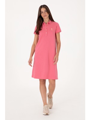 U.S. Polo Assn. Kadın Pembe Örme Elbise 50300881-VR167