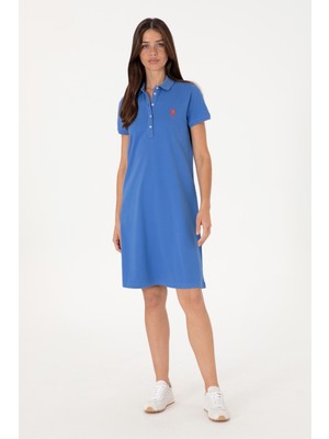 U.S. Polo Assn. Kadın İndigo Örme Elbise 50300881-VR028