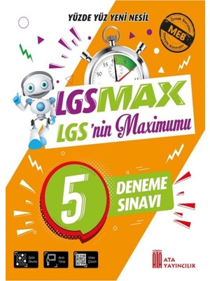 Ata Yayıncılık Lgs Max 5'li Deneme