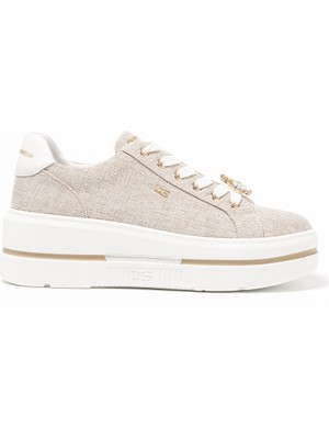 Kadın Sneaker ( Günlük) 185551DS Donna Serena Tomaıa 5551DS Beige Platino