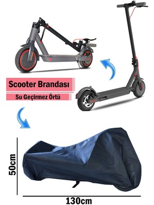 Bundera Elektrikli Scooter Brandası Su Geçirmez Toz Kir Yağmur Koruyucu Saklama Kılıfı Örtüsü