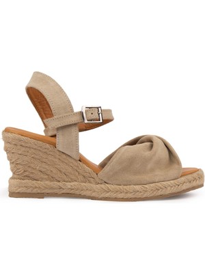 Pegia Dolgu Topuk Espadril Sandalet DG6039