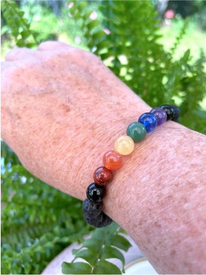 Pozitif Enerjiyi Çeken Çok Renkli: Unisex Doğal Taş Bileklik