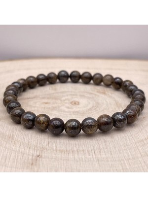 Iç Huzur Bronzit: Unisex Doğal Taş Bileklik