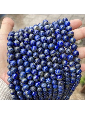 A+ Kalite | Lapis Lazuli Doğal Taş Dizi Boncuk > Sertifikalı + Misina Hediyeli