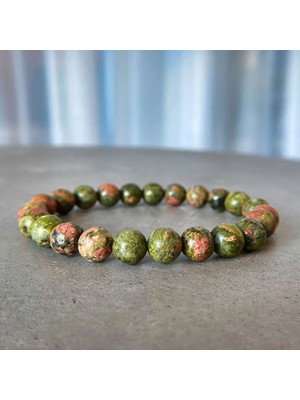 Unisex Unakit Doğal Taş Bileklik