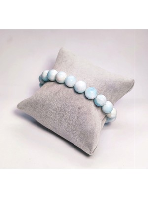 Iç Huzurun Taşı: Unisex Larimar Doğal Taş Bileklik
