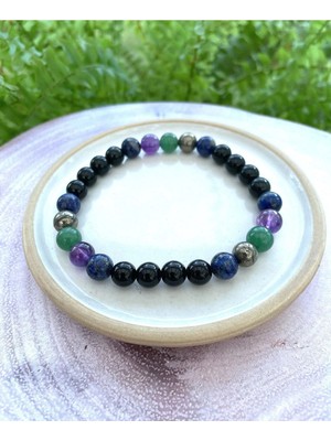 Sertifikalı > Iş Stresi Azaltıcı Doğal Taş Bileklik - Handcrafted