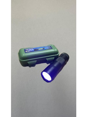 Uv Fener 12 LED Ultraviyole Fener Mor Uv Işık Lamba