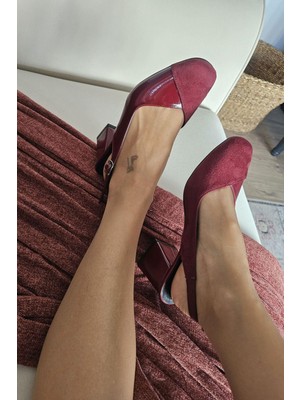 10 1010 Topukla Kadın 6 cm Topuklu Loafer Günlük Ayakkabı