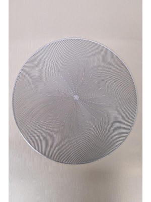 Digithome 6’lı Amerikan Servisi Supla Yuvarlak Gümüş 38 cm THN76947 C1-1-18