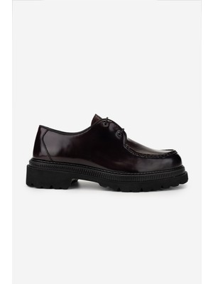 Valmenti Erkek Hakiki Deri Bordo Casual Ayakkabı 771 510 Erk Ayk SK24-25 Bordo Acma