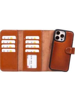 Sarac Store Apple iPhone Gerçek Deri Telefon Kılıfı