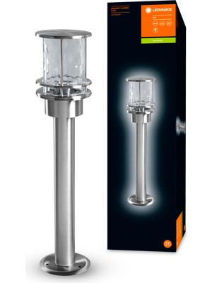 Ledvance Endura Classic Post 55CM E27 Duy IP44 Paslanmaz Çelik Mlz. Dış Mekan Inox Aplik
