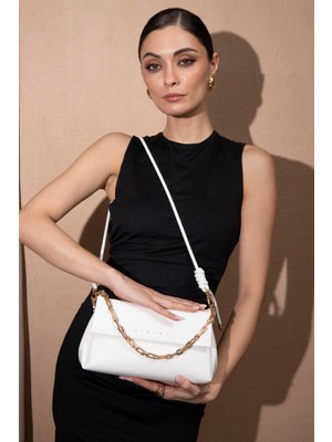 Sisley Kadın Çapraz Çanta SLY183 Beyaz
