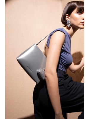 Sisley Kadın Kol Çantası SLY177 Gri