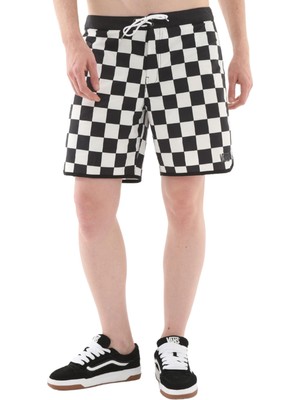 VN000M8JY281 Vans Mte Everride Scalloped Aop Boardshort Erkek Mayo Beyaz