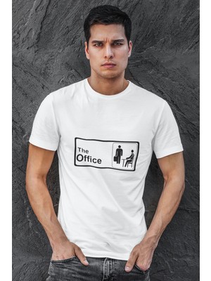 Qoeuyl Boutique The Office Jenerik Baskılı Eğlenceli Hediyelik Renkli Unisex T-Shirt
