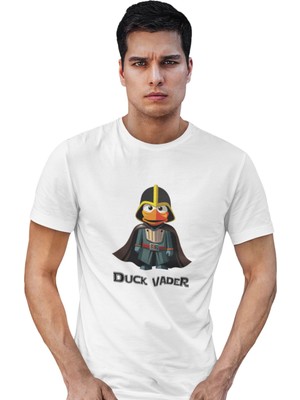 Duck Vader Baskılı Eğlenceli Unisex T-Shirt
