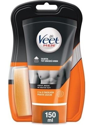 Veet Men Veet Erkeklere Özel Duşta Tüy Dökücü Krem 150 ml Hızlı Etki ve Kolay Uygulama