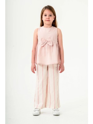 Kurdela Detaylı Kız Çocuk Takım 3834