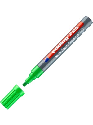 Edding E-725  Beyaz Tahta Kalemi, Fosforlu Yeşil, Kolay Kullanım,2-5mm
