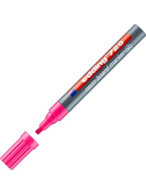 Edding E-725  Beyaz Tahta Kalemi, Fosforlu Pembe, Kolay Kullanım,2-5mm