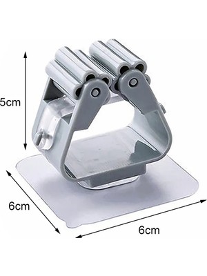 Duvara Monte Mop Paspas Tutucu 2 Adet