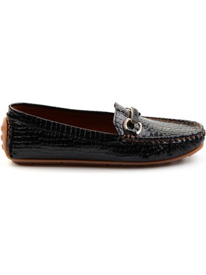 Siyah  Kadın Loafer Ayakkabı K01309100511