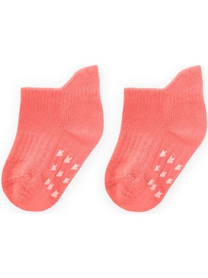 Abs Baskılı Bebe Patik Çorabı 0-4 Yaş Yavruağzı