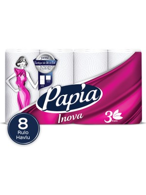 Papia Inova Kağıt Havlu 8 Rulo